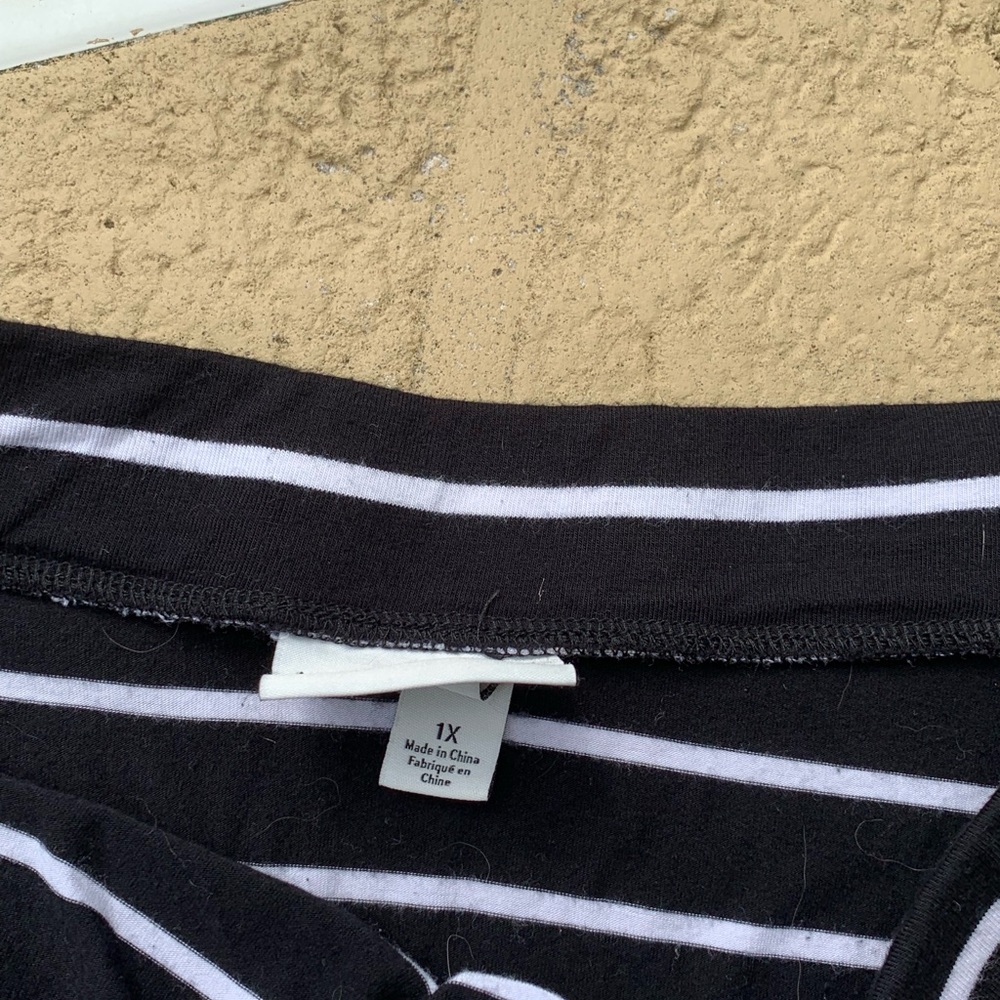 Elastic waist striped skirt - Picture 3 of 3